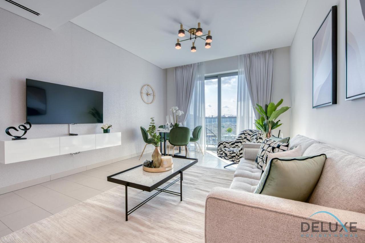 Notable 2Br At Sobha Hartland Greens Mbr City By Deluxe Holiday Homes Dubai Exteriör bild