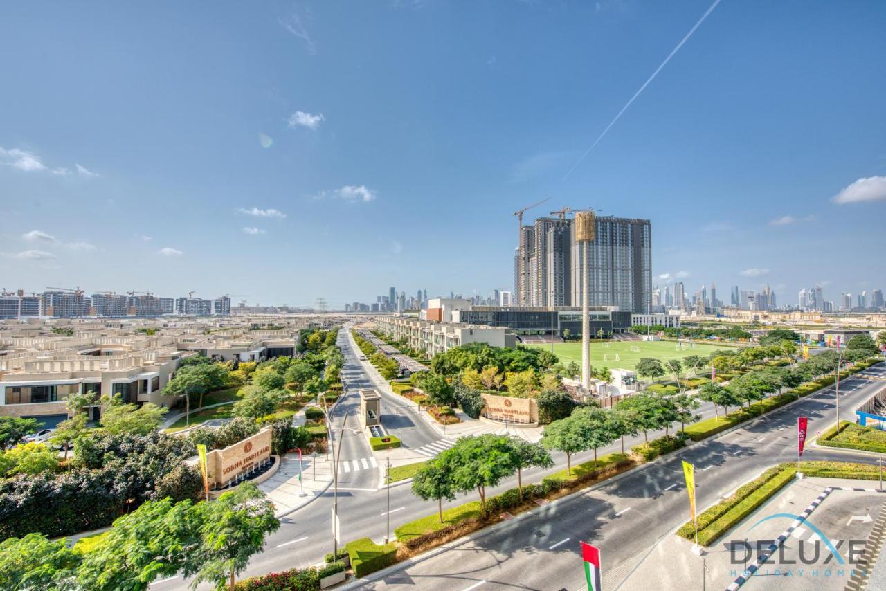 Notable 2Br At Sobha Hartland Greens Mbr City By Deluxe Holiday Homes Dubai Exteriör bild